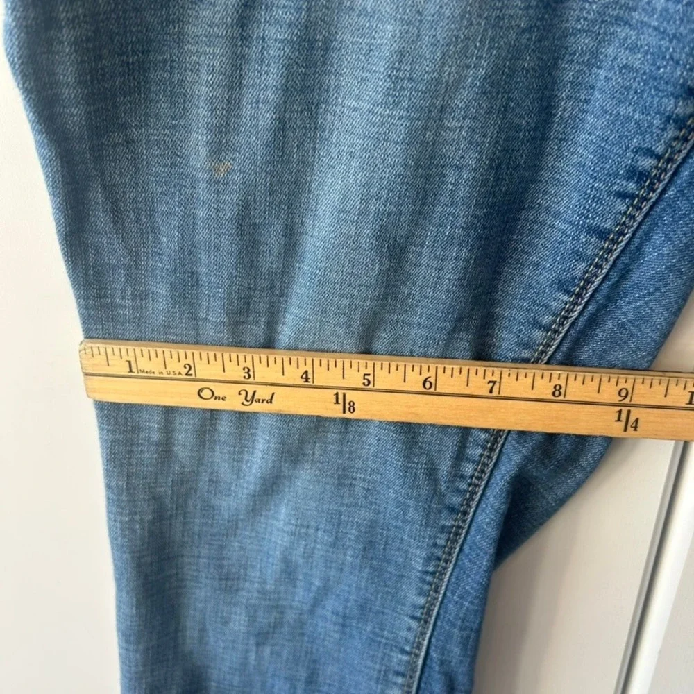 Seven7 Womens Bootcut Jeans Size 16 Medium Wash Stretch Denim Blue Pants